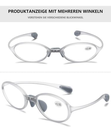 Buy Lanomi Round Retro Reading Glasses | Blue Light Filter | UV400 Protection | Flexible Visual Aid for Men & Women | 1.0 to 3.5 Magnification - Buy Online on GoSupps.com