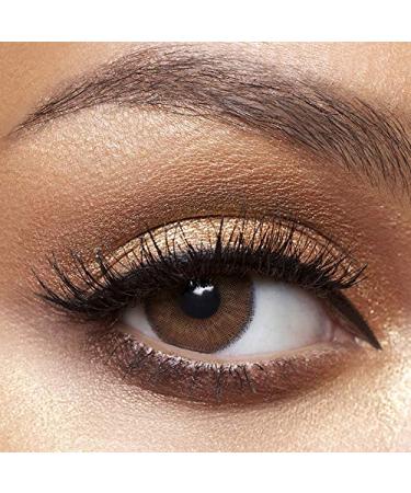 Anesthesia colored contact lenses addict marron (diopttria -2.50) -strongly covering monthly lenses for 6 months in dark brown particularly natural result for dark eyes