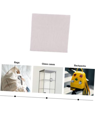 FOMIYES 100pcs Glasses & Screen Cleaning Cloth - Premium 14x14cm Microfiber Lens Cloth for Eyeglasses Phones & Electronics - Grey - Buy Online on GoSupps.com