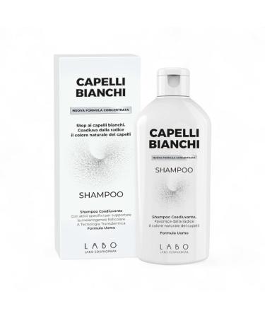 LABO LABO White Hair New Concentrated Formula Anti Grey Shampoo for Men Hair 200ml