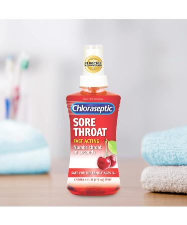 Chloraseptic Sore Throat Spray Cherry Flavor 6 fl oz - Pack of 1 - Buy Online on GoSupps.com
