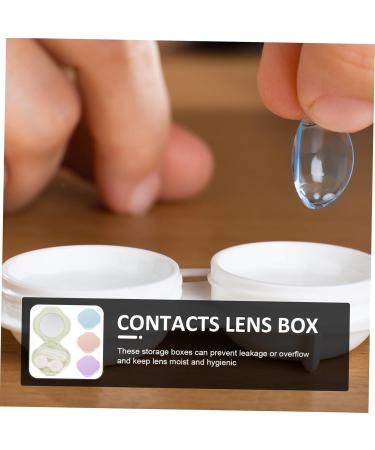 Buy HOMSFOU 4-Box Colored Tool Set for Inserting Mini Contact Lenses | Case Mirror & Foil Containers - International Shipping Available - Buy Online on GoSupps.com