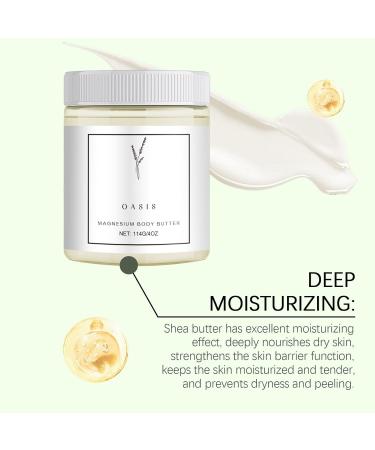  Generisch Oasis Neuropathy Cream Magnesium Body Butter Deeply Moisturizing Skin Stays Soft and Smooth Suitable for All Skin Types Skin Care Soothing Repair Barrier 114g (3) - Buy Online on GoSupps.com
