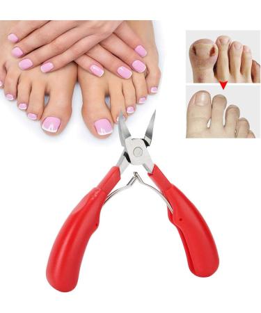 Nail Cuticle Cutter Sharpener Cuticle Cutter for Toenails Manicure Pedicure (Red) - Buy Online on GoSupps.com