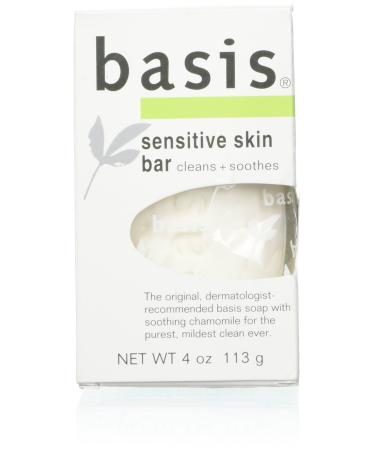Basis Sens Skin Bar Size 4z Basis Sensitive Skin Bar  Cleans & Soothes