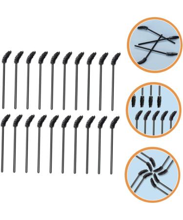 FRCOLOR 150 Pcs Elbow Mascara Brush Lash Lengthening Mascara Black Lash Makeup Practicing 9.7x0.6cmx3pcs Blackx3pcs - Buy Online on GoSupps.com