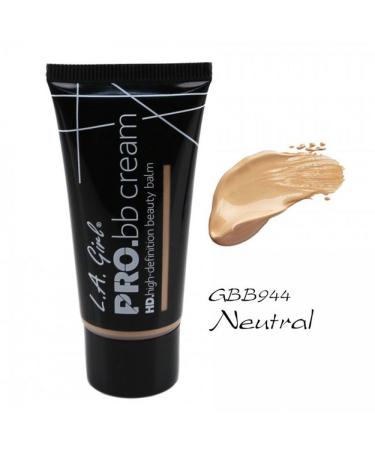 L.A. Girl Pro BB Cream HD Beauty Balm Neutral 1 fl. Oz - Pack of 1 - Buy Online on GoSupps.com