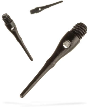 Viper Tufflex III 2BA Soft Tip Dart Points - Black (100 Pack) - Buy Online on GoSupps.com