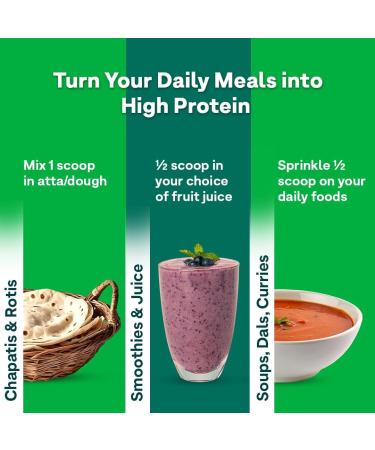 O-Zi-va Organic Plant Protein for Everyday Fitness | 30g Protein - Pea Isolate | Complete Plant Protein Powder | No Added Sugar Certified Clean & Vegan (Unflavoured 500g) - Buy Online on GoSupps.com