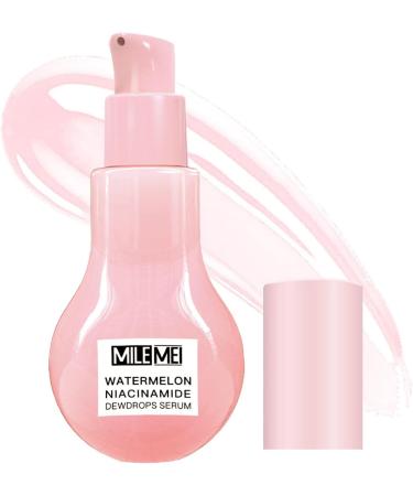 Watermelon Niacinamide Serum Moisturizing Facial Serum Lightweight Facial Serum & Makeup Primer Liquid Highlighter 50ML - Buy Online on GoSupps.com
