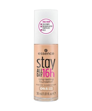 Essence Stay All Day 16h Foundation No. 09.5 Nude - Long-Lasting Matt Vegan Waterproof 30ml - Perfect for Impure Skin - Buy Online on GoSupps.com