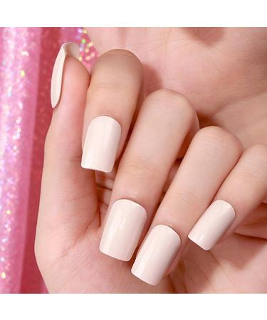 Semi Cured Gel Nail Strips 24 PCS Gel Nail Polish Stickers Wraps Adhesive Gel Nail Stickers with Nail File Stick and Sealing Strip(E) - Buy Online on GoSupps.com