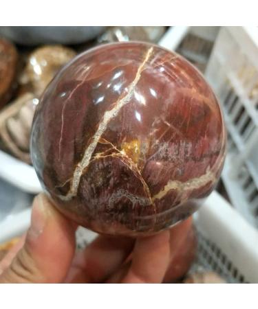 Natural Crystal Rough Home Decoration Natural Petrified Wood Ball Polished Specimen Stones
