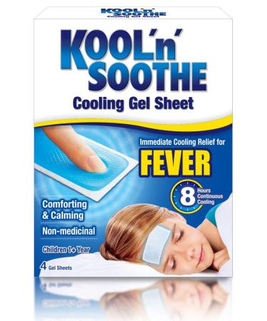 Kool 'n' Soothe Cooling Strip Sachets Kids Multipack 4 8x10/16x20 4 pack Different Quantity