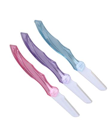 Portable 3-Part Eyebrow Razor | Safe & Compact Eyebrow Cutter | Beauty Tools for Precise Shaping - Buy Online on GoSupps.com