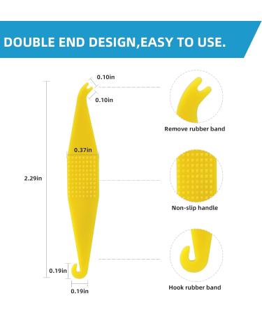 500pc Annhua Dental Orthodontic Rubber Bands | Teeth Gap & Crooked Teeth Braces | Monkey 4.5oz 3/8 - Buy Online on GoSupps.com