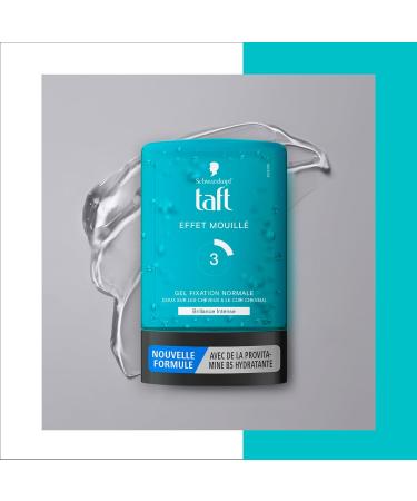 Schwarzkopf - Taft - Gel Tube Coiffant - Wet Effect Gel - Intense Shine - Normal Hold - Gentle on Hair - Long-Lasting Hold - No Sticky Effect - Provitamin B5 Formula - 300 ml - Buy Online on GoSupps.com