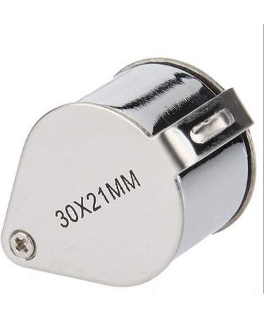 Magnifying Glass 30 X 21 High Magnification Metal Foldable Glass Lens Recognition Magnifying Glass for Reading Crafts Repair Magnifier Lofty Ambition - Buy Online on GoSupps.com