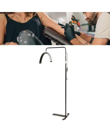 Cryfokt Eyelash LED Floor Light | 360 Adjust | Half Moon Lamp with Phone Holder | Adjustable Brightness | Ideal for Lash Extensions and Skincare - Buy Online on GoSupps.com