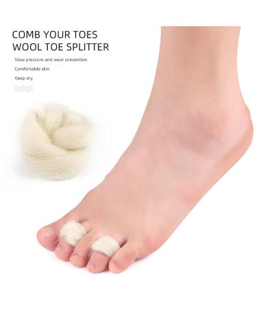 Soft & Comfortable Toe Splitter: Sweat Absorbing Overlapping Toe Separator - Breathable Toe Clip Pad for Corns & Calluses - 1 Fl Oz - Buy Online on GoSupps.com