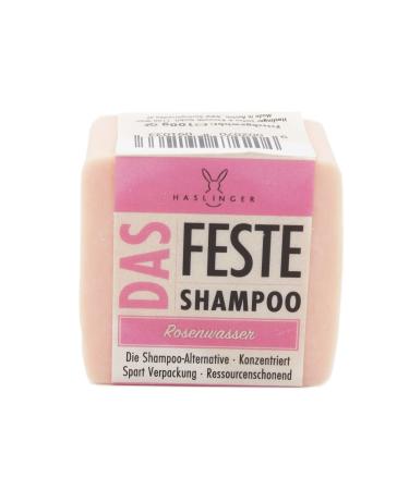 Le shampooing solide l'eau de rose 100 g de Haslinger