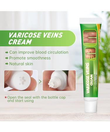 Buy Ttcpuysa Varicose Veins Cream - 2PCs Vein Healing Treatment Soothing Anti-Varicose Cream for Improved Blood Circulation (20g) - Buy Online on GoSupps.com