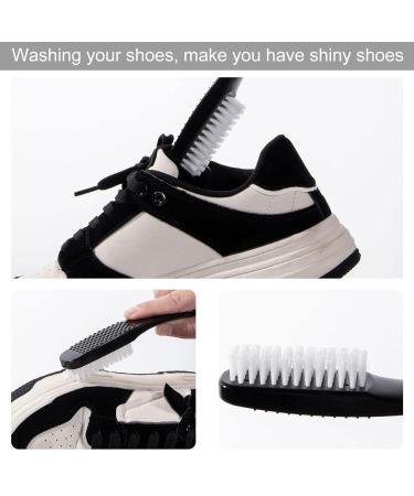 3 Pack Hand Nail Cleaning Brushes Set - Soft and Stiff Bristles Scrubber Tools for Men and Women - Handle Grip Fingernail Brush for Toes and Nails Cleaner - Black - Buy Online on GoSupps.com
