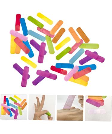 FRCOLOR 100pcs Breathable Finger Wound Care Patches - Comfortable First Aid Supplies - Random Colors 7.2x1.9cm - Buy Online on GoSupps.com
