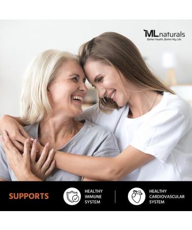 ML Naturals Triple Strength Cordyceps 3000 Made with Organic Cordyceps 240 Vegetable Capsules. Healthy Immune Support Non-GMO Third-Party Lab Tested 240 Count (Pack of 1) - Buy Online on GoSupps.com