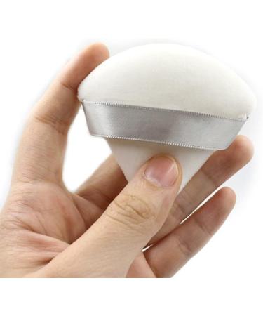 Washable Triangle Shape Powder Puff Mini Cosmetics Soft Cotton Face Powder Lightweight Puff Makeup Tools Beauty Puff Sticking Evenly Cosmetic Tools (Triangle White_3pcs) - Buy Online on GoSupps.com