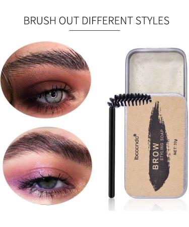 20G WBrush Natural Kit Long Lasting Eyebrow Soap Wax for Beauty Women - Buy Online on GoSupps.com