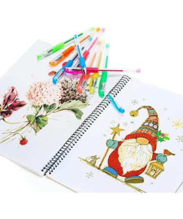 30-Color Gel Pens for Adult Coloring Books - Extra Ink for Drawing, Doodling, Crafts - Bullet Journaling Supplies - Buy Online on GoSupps.com