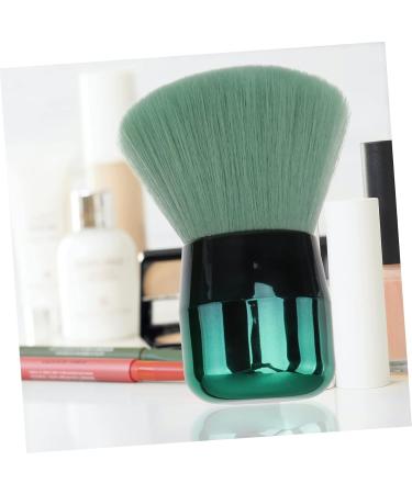 Beavorty 1Pc makeup brush travel blush brush travel powder brush makeup blush brush kabuki liquid blush bronzer brush green powder single contouring brush artificial fiber 8.5x6.5cm Green - Buy Online on GoSupps.com