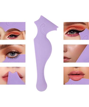 Eyeliner Tool for winged eyeliner tool Precision Eyeshadow Ruler Applicators Beginner Makeup Stencils Multifo Makeup Tool Purple - Buy Online on GoSupps.com