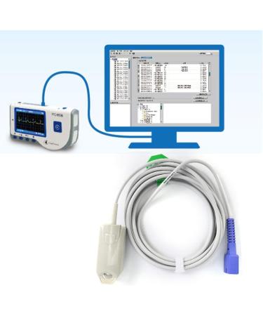 Fupei SpO2 Sensor - 7-Pin Connector Precise Reusable TPU Cover for Accurate Oxygen Saturation Measurement - International Shipping - Buy Online on GoSupps.com
