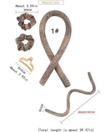 HMMJ Women Heatless Curling Rod Headband No Heat Curl Silk Ribbon with Hair Clips and Scrunchie Sleeping Hair Rollers DIY Hair Styling Tools Kit for Soft Headband Wave Formers Hair Curlers 20 - Buy Online on GoSupps.com