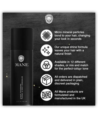  MANE Mane 100ml thickening shampoo and 100ml Seal and Control (grey) - Buy Online on GoSupps.com