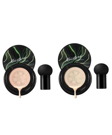 Air Cushion BB Cream - Mushroom Head Puff Brightening Makeup - Ivory White - International Shipping Available - Buy Online on GoSupps.com