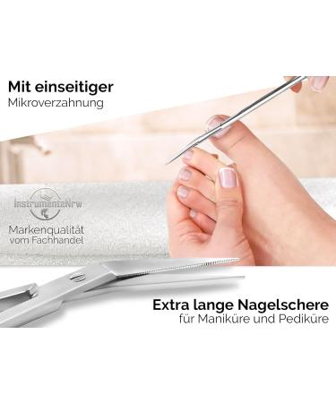 Buy Extra Long Stainless Steel Nail Scissors for Precision Trimming - International Shipping Available - Buy Online on GoSupps.com