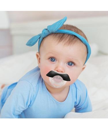 Funny Mustache Baby Pacifier Unique Sustainable Prank Pacifier for Infants - Buy Online on GoSupps.com