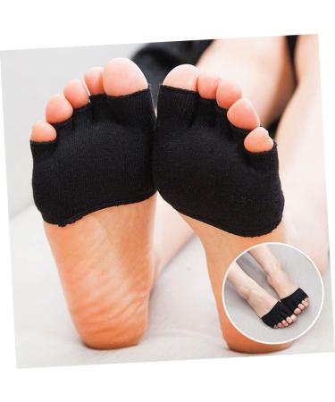 Shop Healeeved Half Socks | 8 Pairs Cotton No-Show Socks for Men & Women | Perfect for Sandals & Slippers | Five-Toe & Peep-Toe Design - Buy Online on GoSupps.com