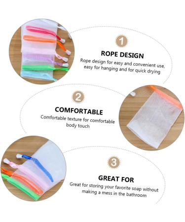 BIUDECO 30pcs Foaming Net Soap Soap Soft for Shower Body Wash Refill Pouch Nylon - Buy Online on GoSupps.com