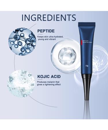 NVVIVA Himse Awaken Peptide Depuffing Eye Gel Set for Men | Anti-Aging & Moisturizing Eye Cream for Dark Circles, Wrinkles & Eye Bags - Buy Online on GoSupps.com