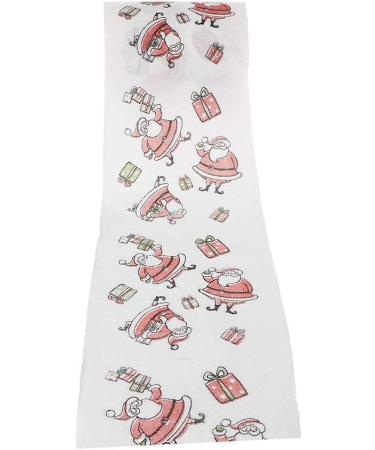 2 Layers Christmas Cute Roll Paper- Cute Santa Claus Pattern Toilet Tissue For Living Room Christmas Decor Durable and Useful Useful Processed - Buy Online on GoSupps.com