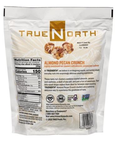 TrueNorth Almond Pecan Cashew Clusters 20 Oz (566g) - Pack of 2 | Delicious Nut Mix - Buy Online on GoSupps.com