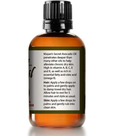 USDA Organic Avocado Oil - Natural Cold Pressed Massage Body Oil Moisturizer with Vitamin E & Oleic Acid - Buy Online on GoSupps.com