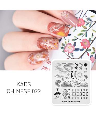 KADS Nail Art Stamping Plates Set Image Template Stencils Pattern with Stamping Plates Holder Case Organizer (CN022) - Buy Online on GoSupps.com