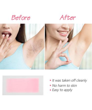 24pcs Wax Strips - Face, Eyebrow, Arms, Legs, Underarm Hair Removal for Women - Cold Facial Waxing Strips - Bikini Ready - Double Sided - Home & Travel Friendly - Buy Online on GoSupps.com