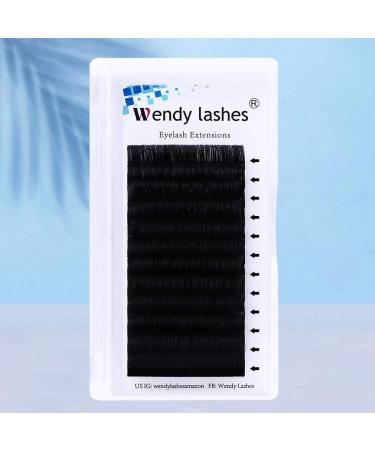 Eyelash Extensions D Curl 20-25mm | Silk Individual Lashes 0.20mm | Classic Extensions for Salon Use by WENDY LASHES - Buy Online on GoSupps.com