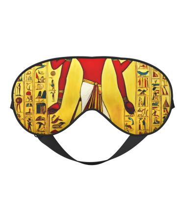 Ancient Egypt Tribe Series Soft Sleep Eye Mask Female Breathable Eye Patch Perfect for Travel and Relaxation